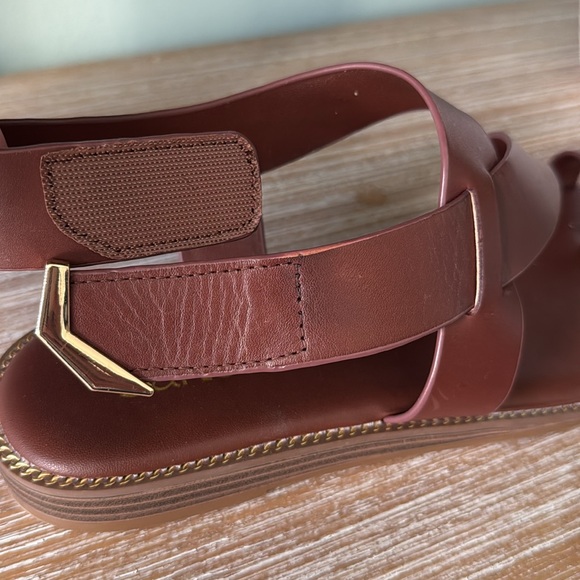 Franco Sarto size 8 sandals brown - Picture 8 of 8